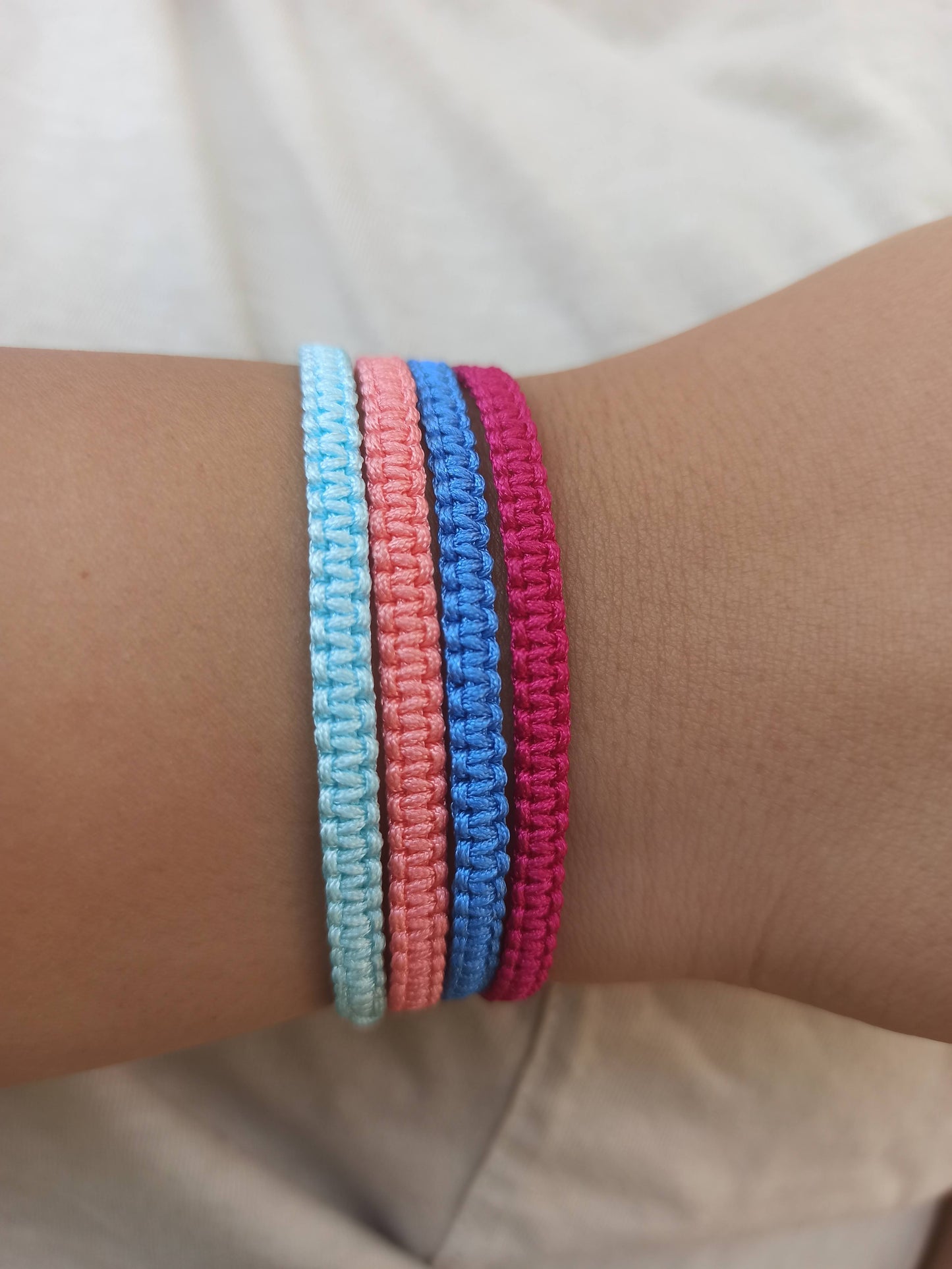 4'lü makrome bileklik seti