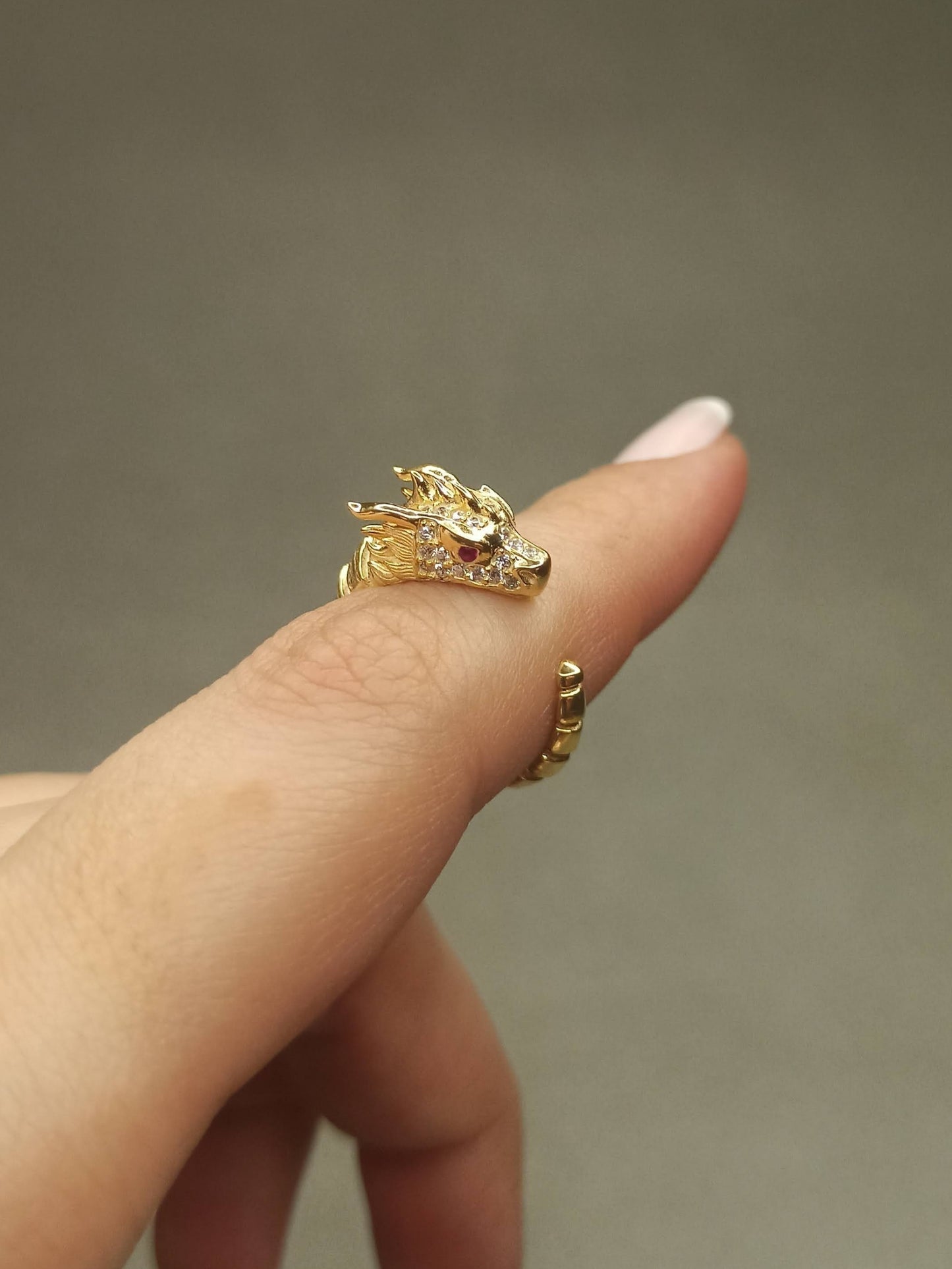 Ejderha Yüzük | 925 Gümüş , Ayarlanabilir