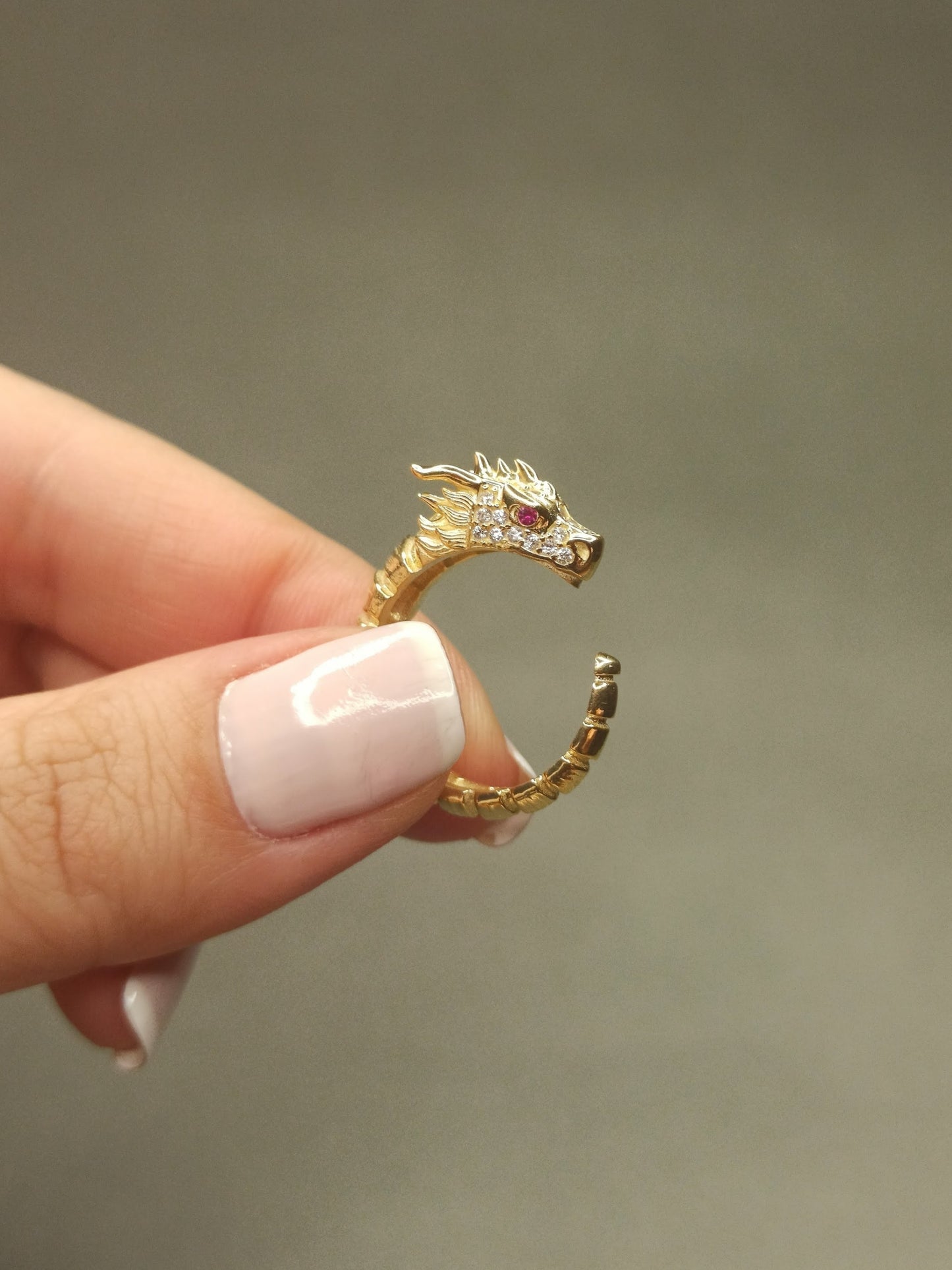 Ejderha Yüzük | 925 Gümüş , Ayarlanabilir