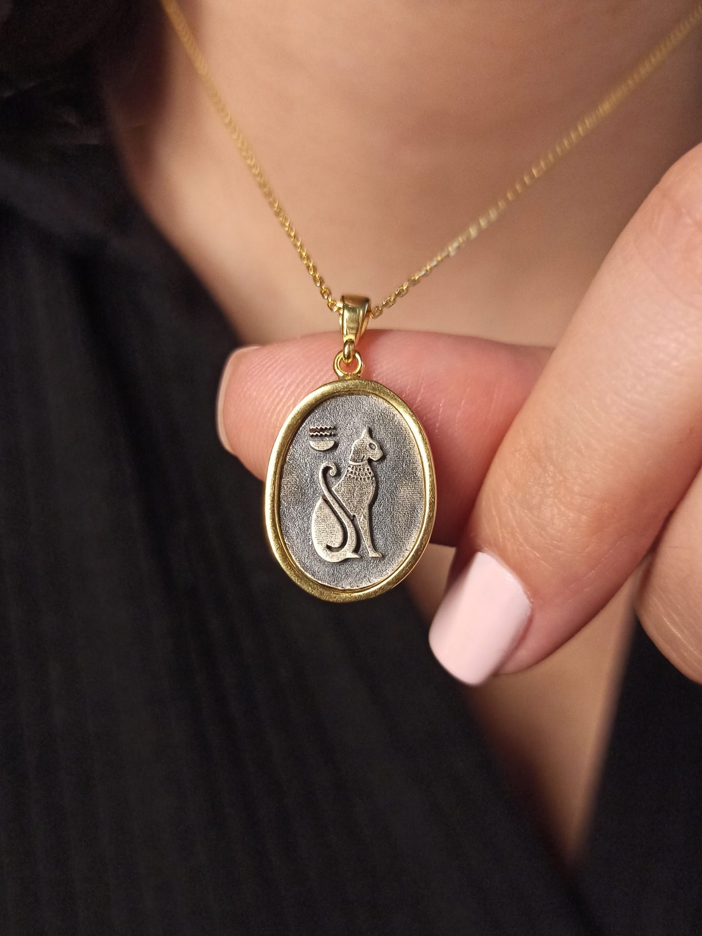 Bastet Kedi Kolye – Antik Mısır Tanrıçası