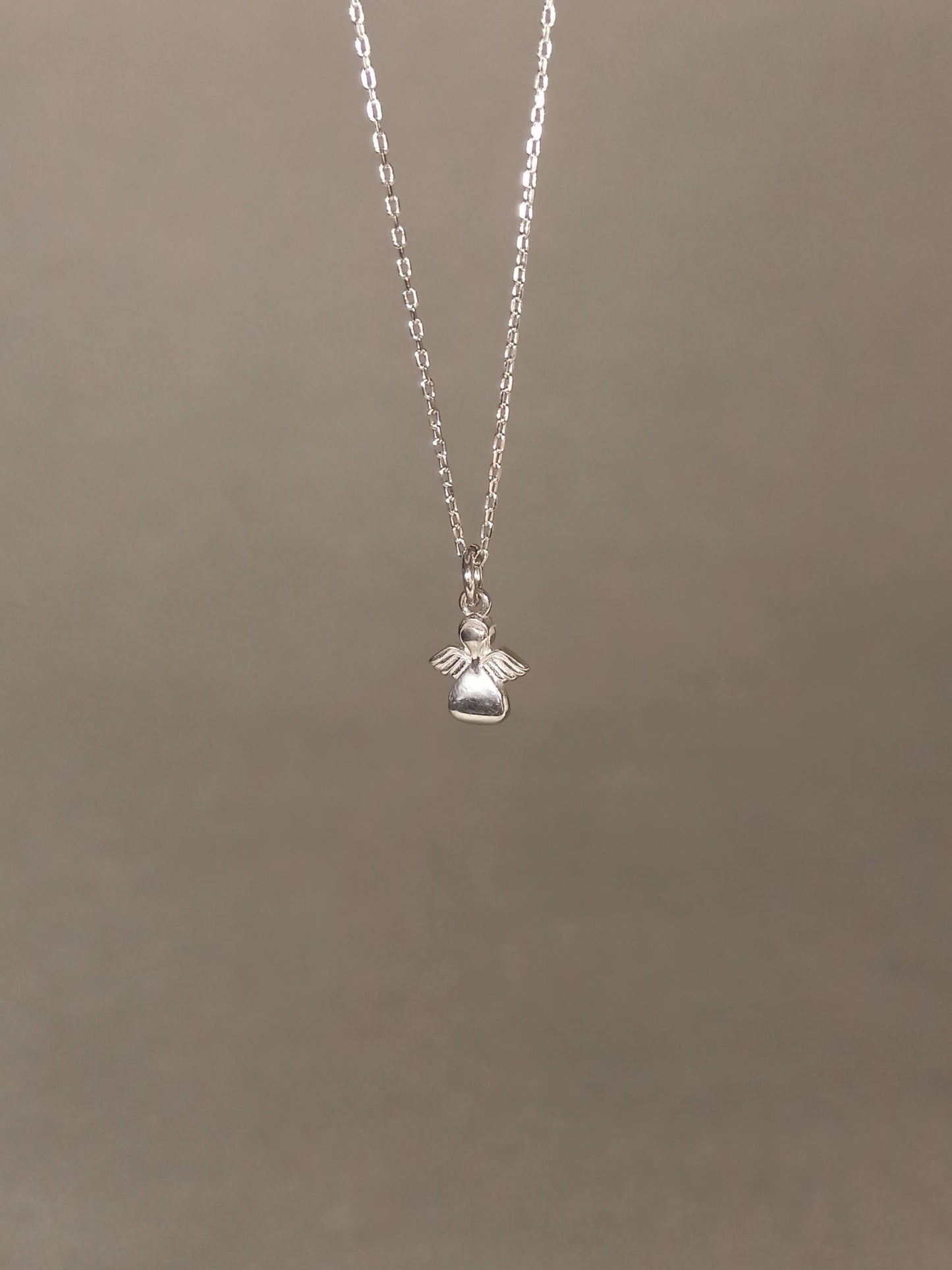 Mini Bebek Melek Gümüş Kolye