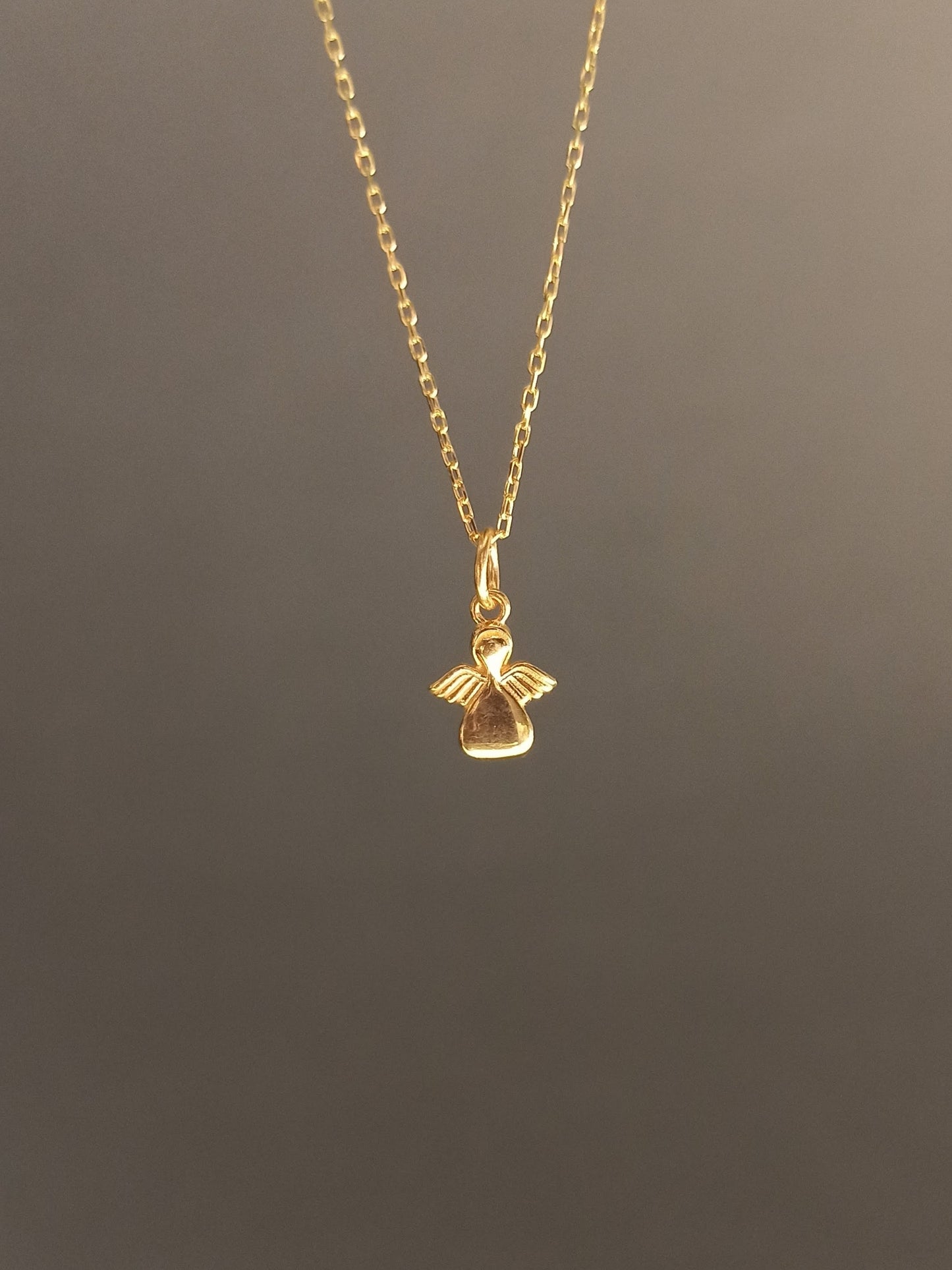 Mini Bebek Melek Gümüş Kolye