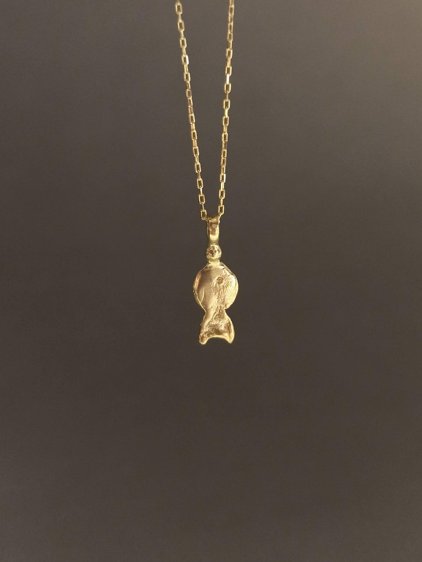 Gümüş Mini Balık Kolye