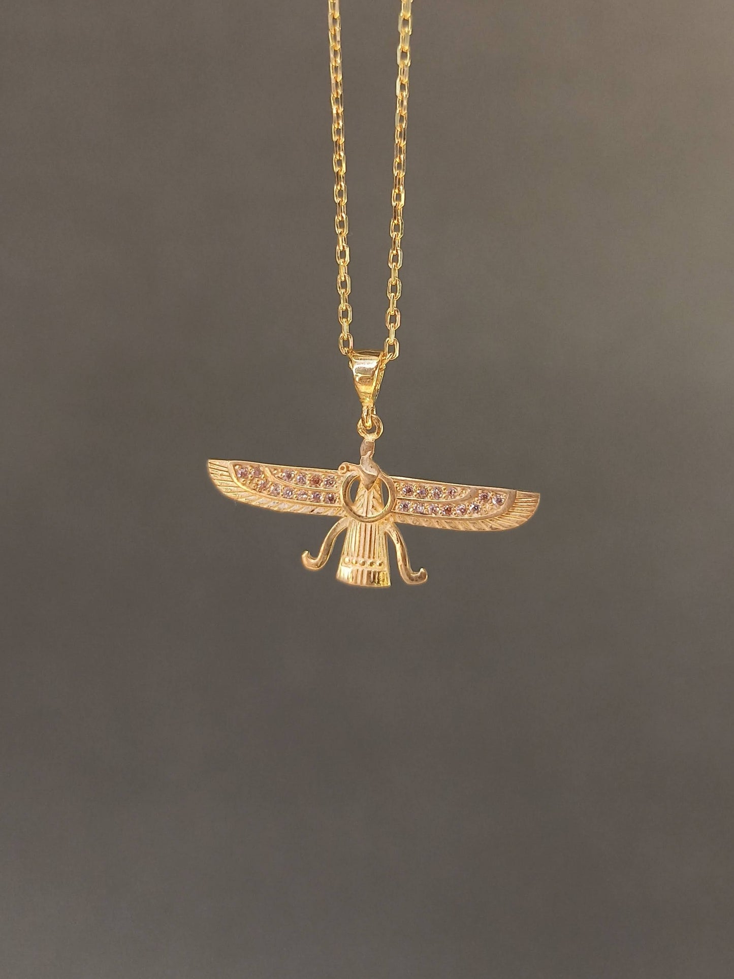 Faravahar , Ahura Mazda Gümüş Kolye