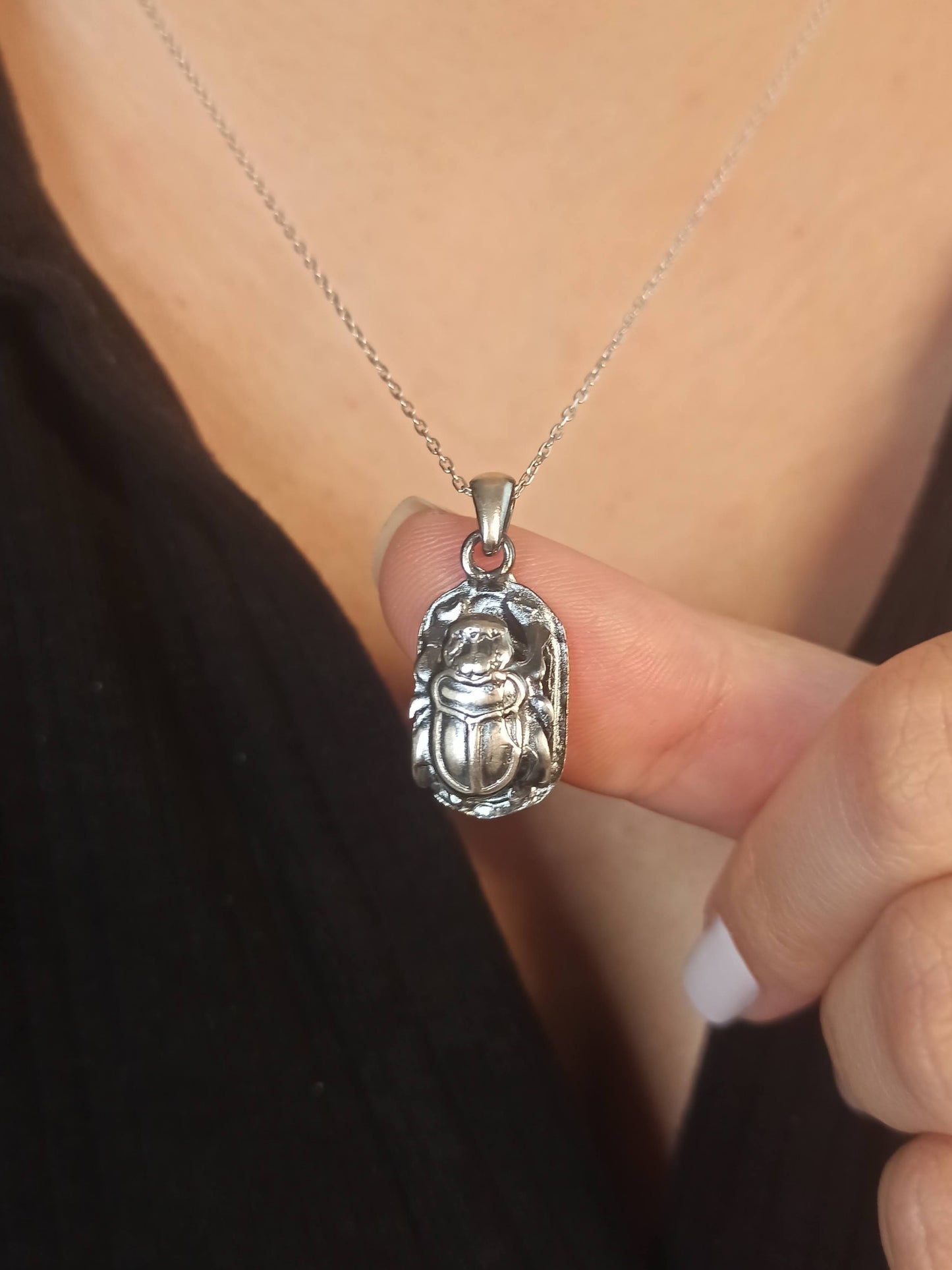 Antik Mısır Böcek Scarab Kolye