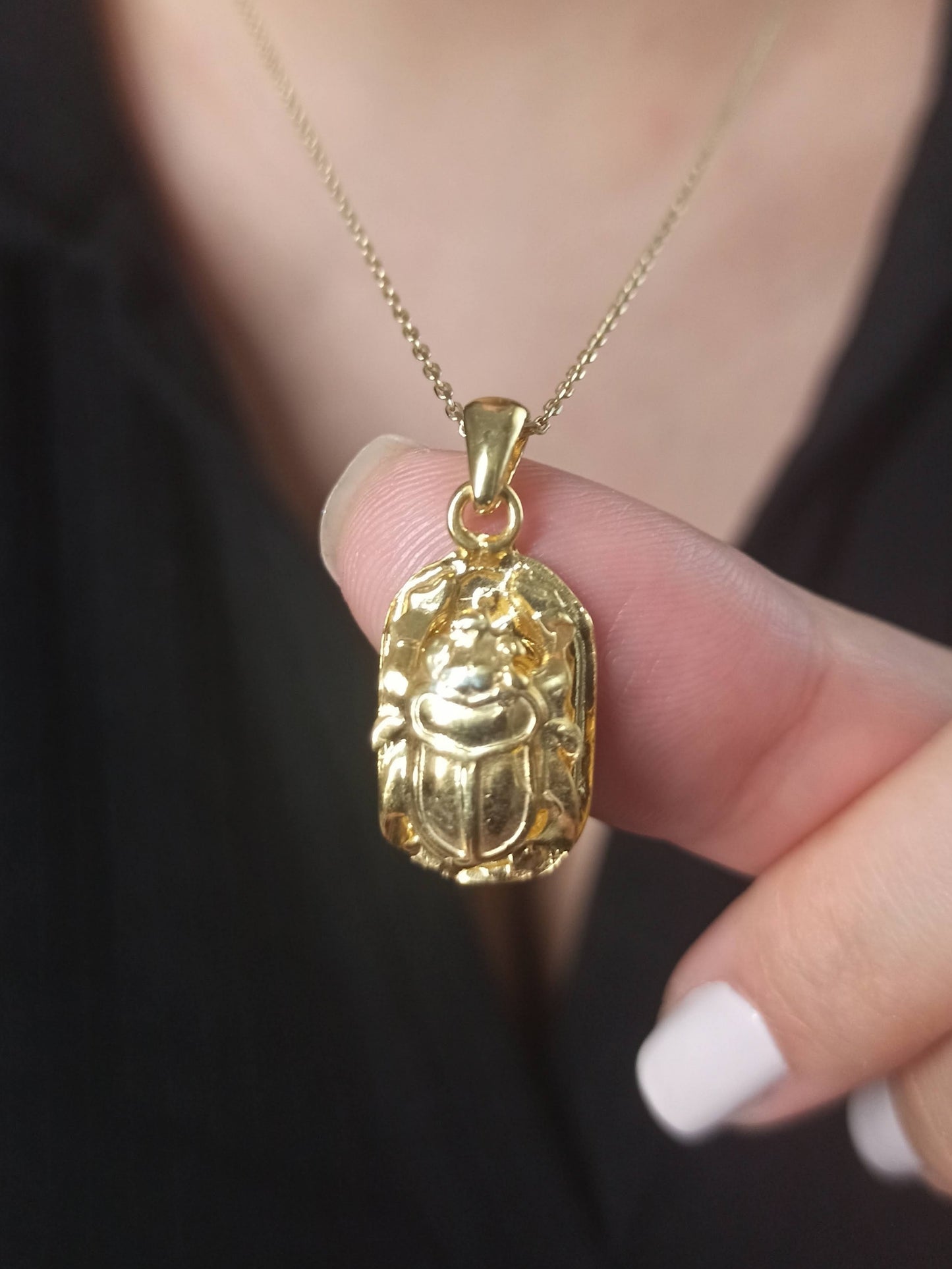 Antik Mısır Böcek Scarab Kolye