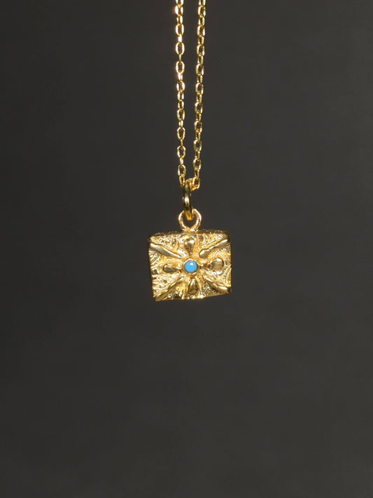 Antik Asuri Güneş Sembolü Kolye, Koruma Tılsımı