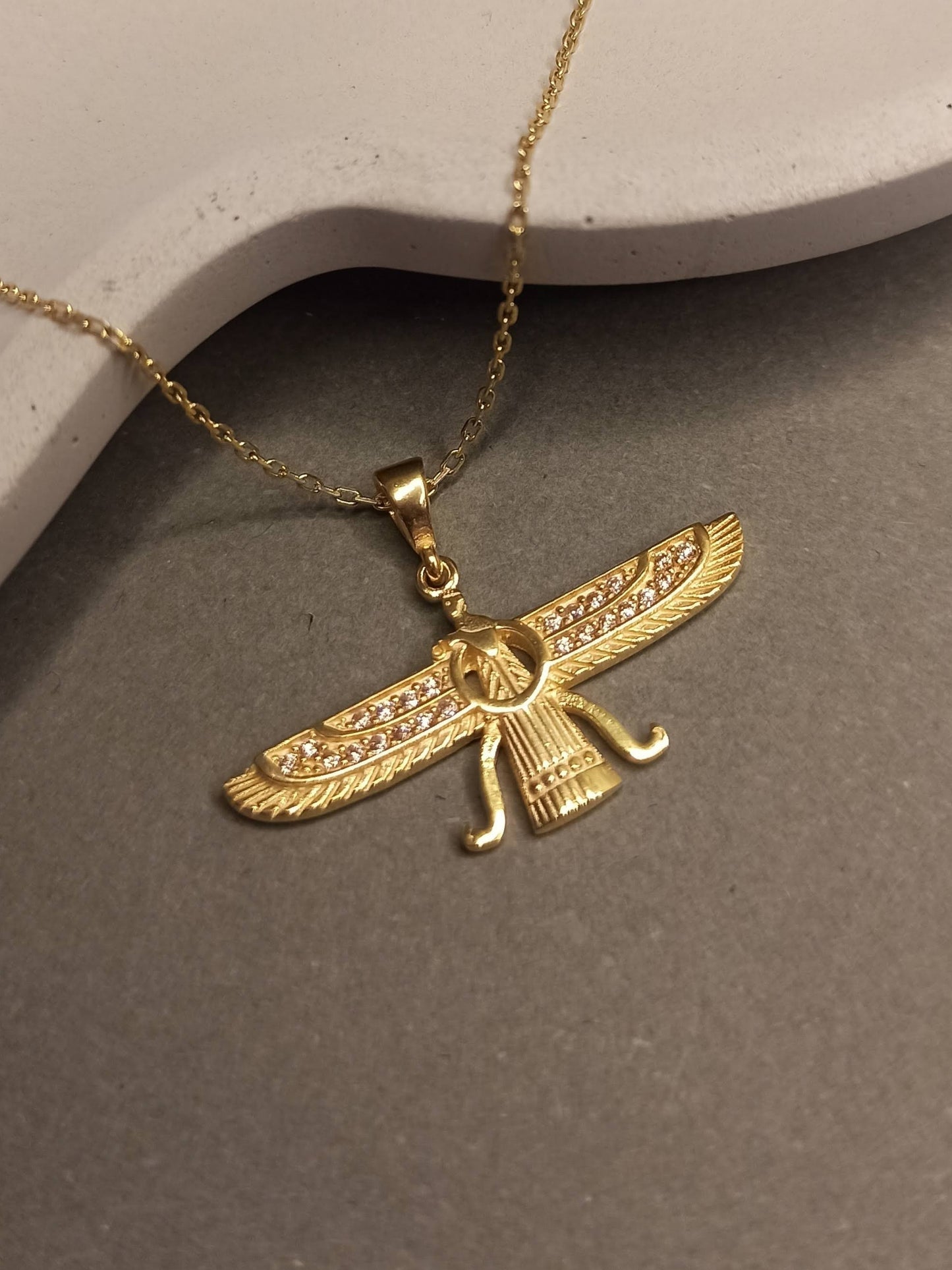 Faravahar , Ahura Mazda Gümüş Kolye