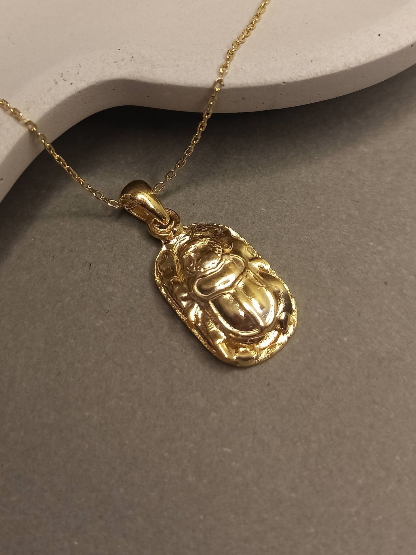 Antik Mısır Böcek Scarab Kolye