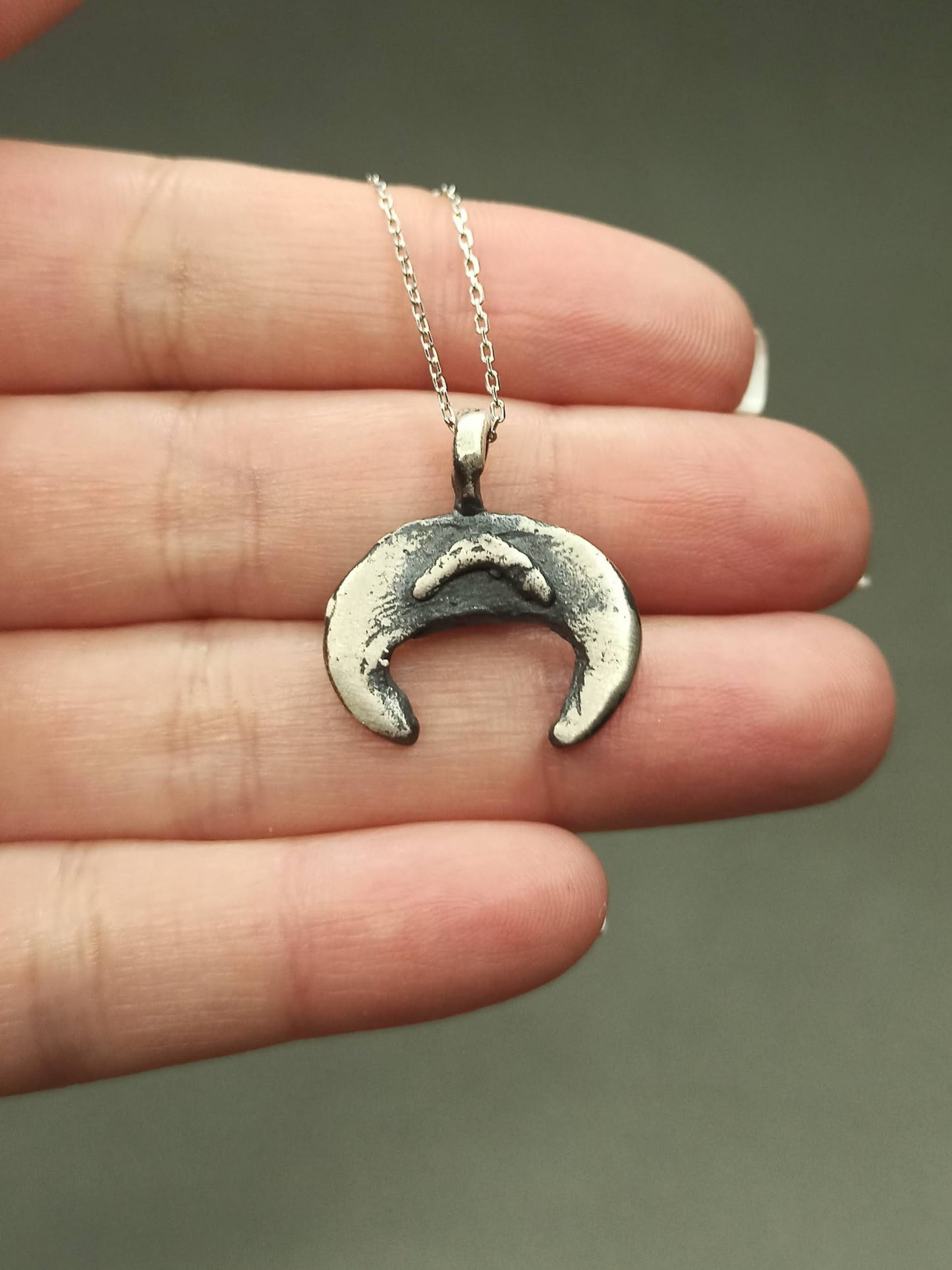 Yeni Ay Sembolü Kolyе, Gümüş Hilal Kolye