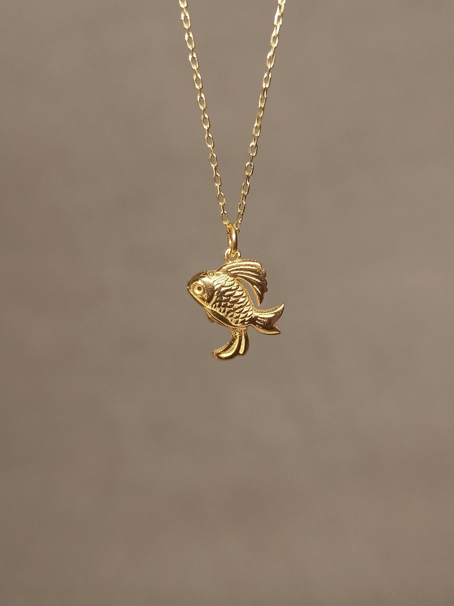 Gümüş Japon Balığı Kolye - Bereket Kolyesi