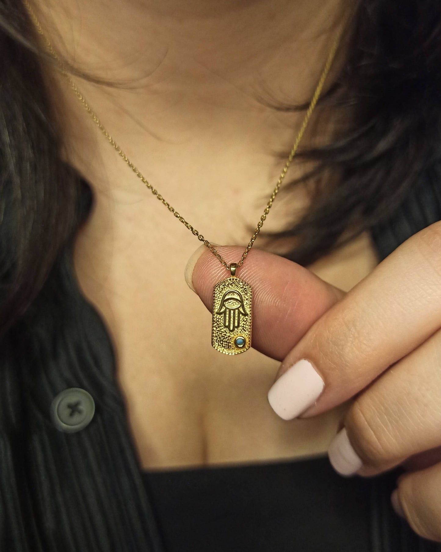 Gümüş Fatma'nın Eli Kolye, Hamsa